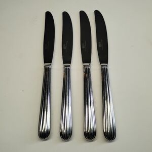 4 Mikasa Italian Countryside Stainless Steel handle‎ DINNER KNIVES